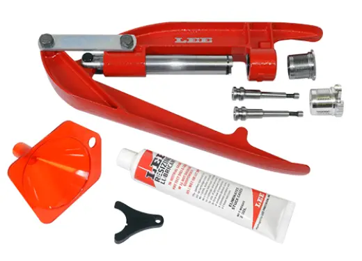 Doskonały przenośny zestaw do przeładunku LEE BREECH LOCK HAND PRESS KIT